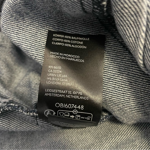 NWT Free People We The Free Cloud Nine Jumpsuit Cargo Large Denim Blue Relaxed - Picture 11 of 16